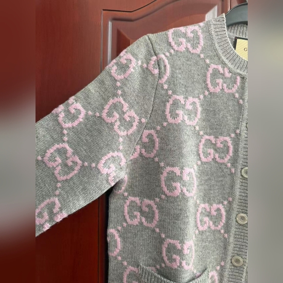Gucci GG crew neck cardigan sweater - Picture 4 of 12